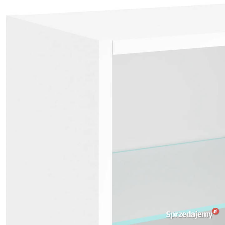 Szafka nocna z oświetleniem LED ścienna biała sprzedam