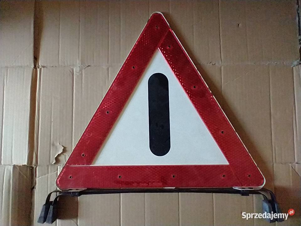 Trójkąt ostrzegawczy i podnośnik lewarek Łódź