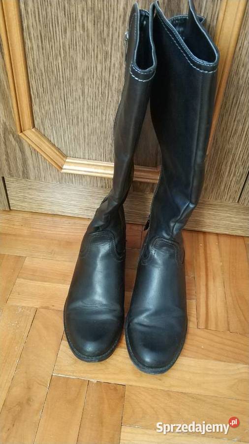 buty zmiowe jesienne kozaki skorzane damskie