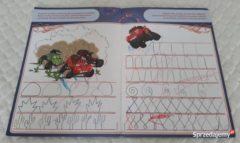 Disney Pixar Auta Szlaczki Ameet 2018 Książeczki ISBN 9788325328832 śląskie Czeladź