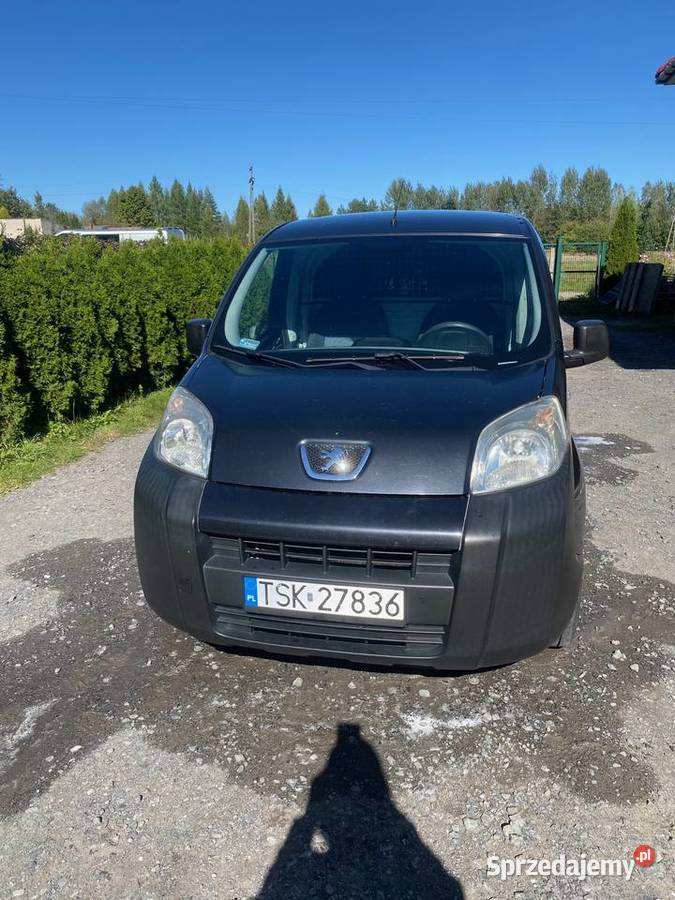 Peugeot Bipper Czarny Van 13 HDI 2012 r Mostki
