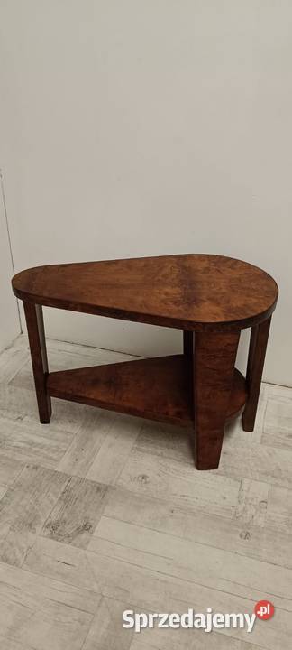 Stolik kawowy art deco design lata 50te drewno Radomsko