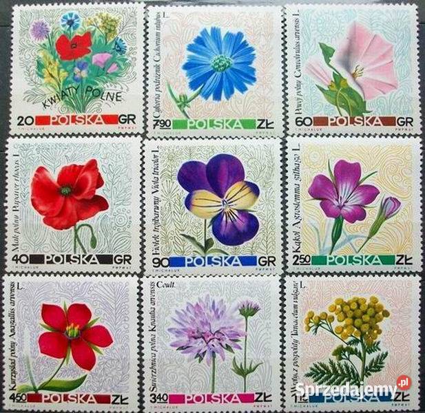 ZNACZKI POLSKIE 1967 III kwartał Filatelistyka Leźnica Wielka-Osiedle