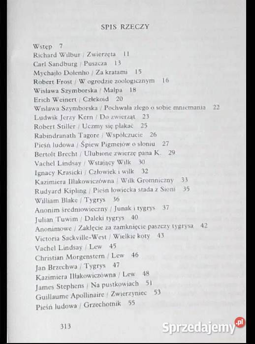 Strofy o zwierzętach Robert Stiller Chełm sprzedam