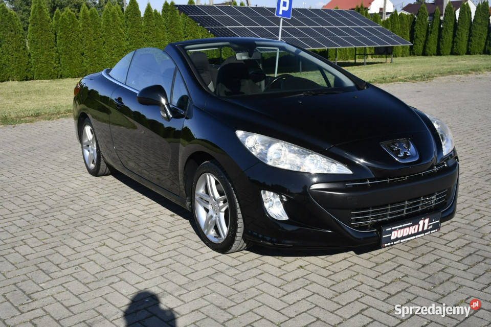 Peugeot 308 CC 16benz TURBO CabrioletKlimatr 2 czarny sprzedam