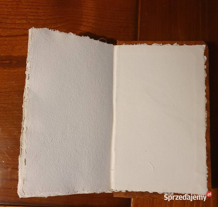 Oryginalny NOTES ręcznie wykonany w rudej brązowy Pozostałe Lublin