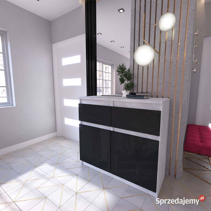 Komoda Młodzieżowa Nowoczesna 80 2 Szuflady