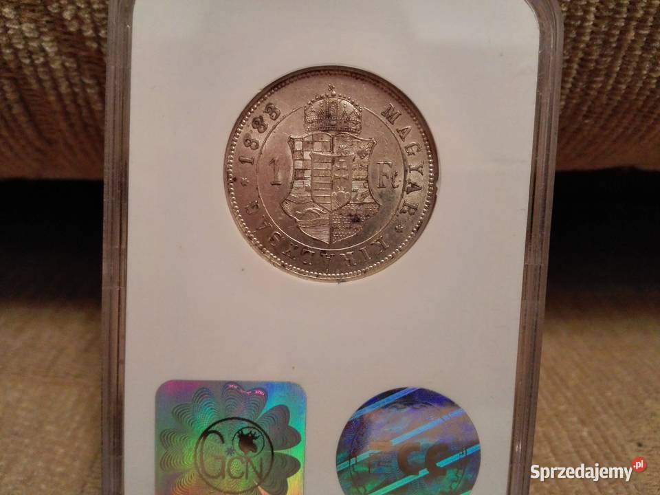 1 Forint 1883 Węgry moneta srebrna MS 62 wysyłki Czersk