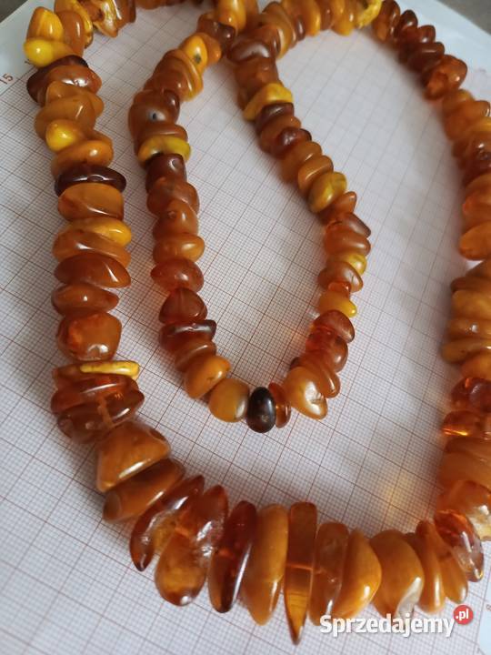 Naszyjnik Bursztyn Vintage 112gr Białystok