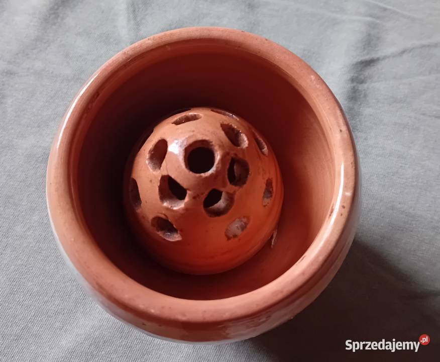 Ceramiczna ikebana pikasiak PRL Koźminek