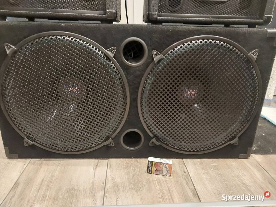 Nagłośnienie kolumny power mikser głośniki Konina sprzedam