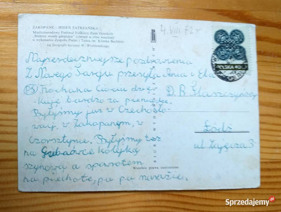 ZESPÓŁ PIEŚNI I TAŃCA IM KLIMKA BACHLEDY Piszczac