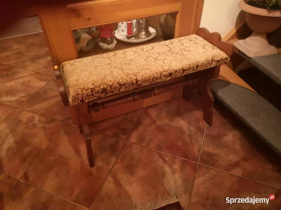 Ławeczka krzesło tapicerka Rustikalna Gdańsk sprzedam