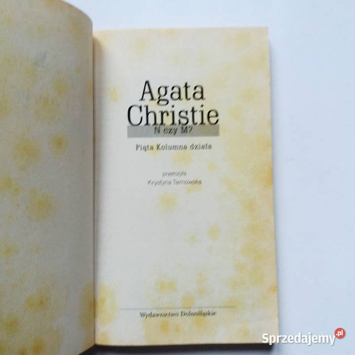 Agata Christie N czy M
