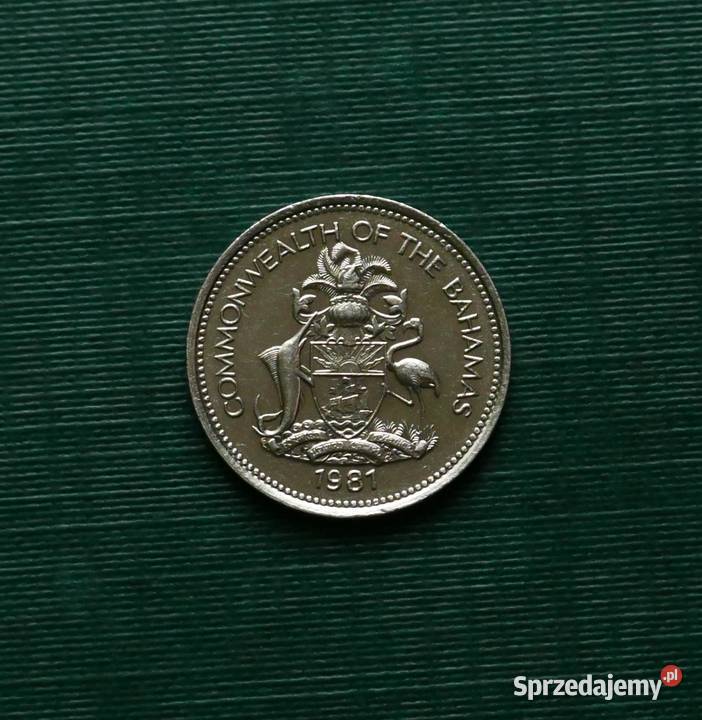 BAHAMY 25 centów 1981r Numizmatyka Gliwice