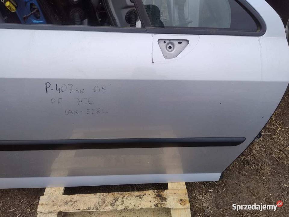 DRZWI PRAWY PRZÓD EZRC PEUGEOT 407 Drzwi
