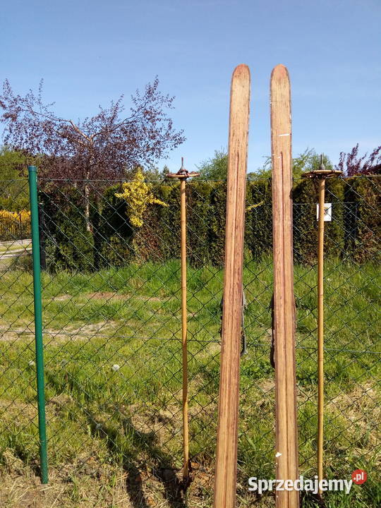 Narty zabytkowe z okresu międzywojennego pomorskie Jastrzębia Góra sprzedam