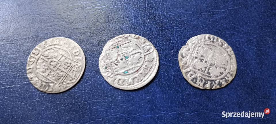 Stare monety Półtorak 3 sztuki Srebro