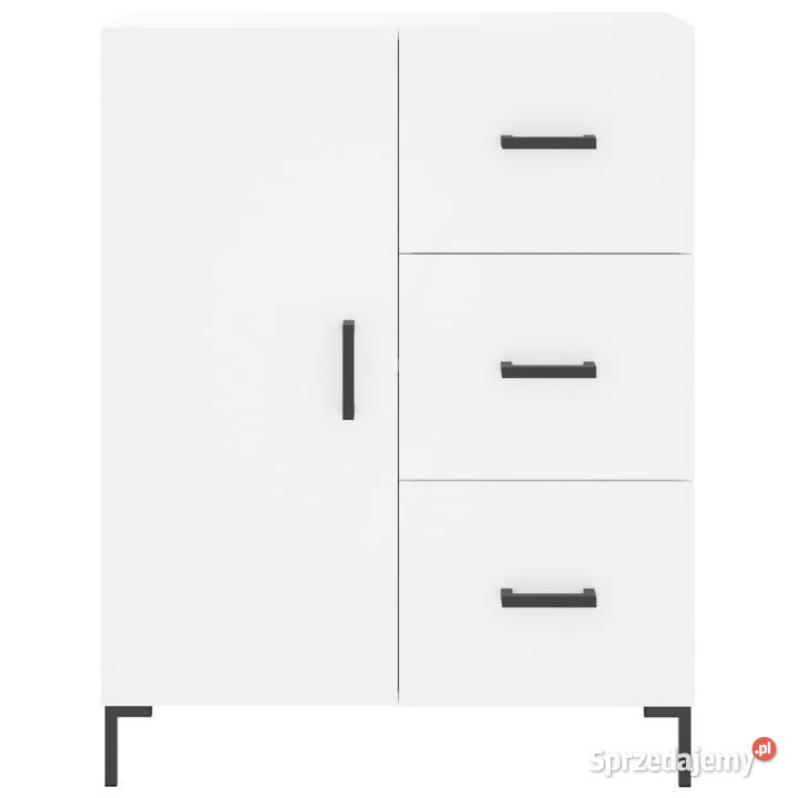 Witrynka biała 695x34x180 materiał