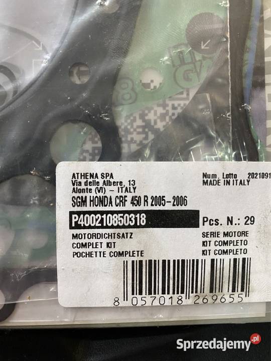 Athena P400210850318 komplet uszczelek Honda CRF Gryfice
