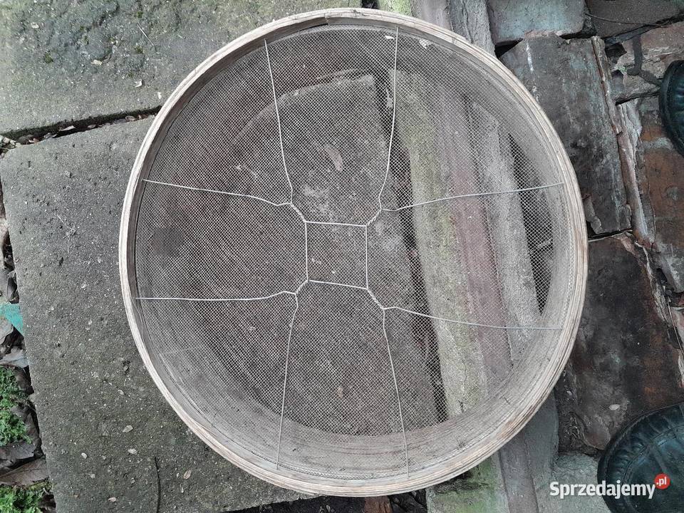 Przetak do przesiewania ziarna z lat prl