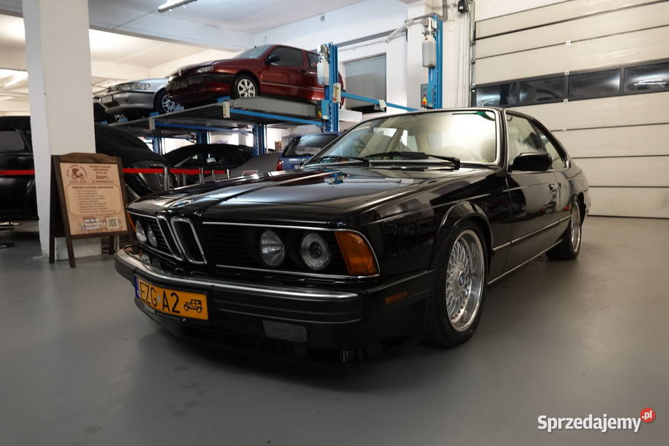 BMW 635 CSi 1987 E24 35 l czarne waniliowe zarejestrowany jako zabytek sprzedam
