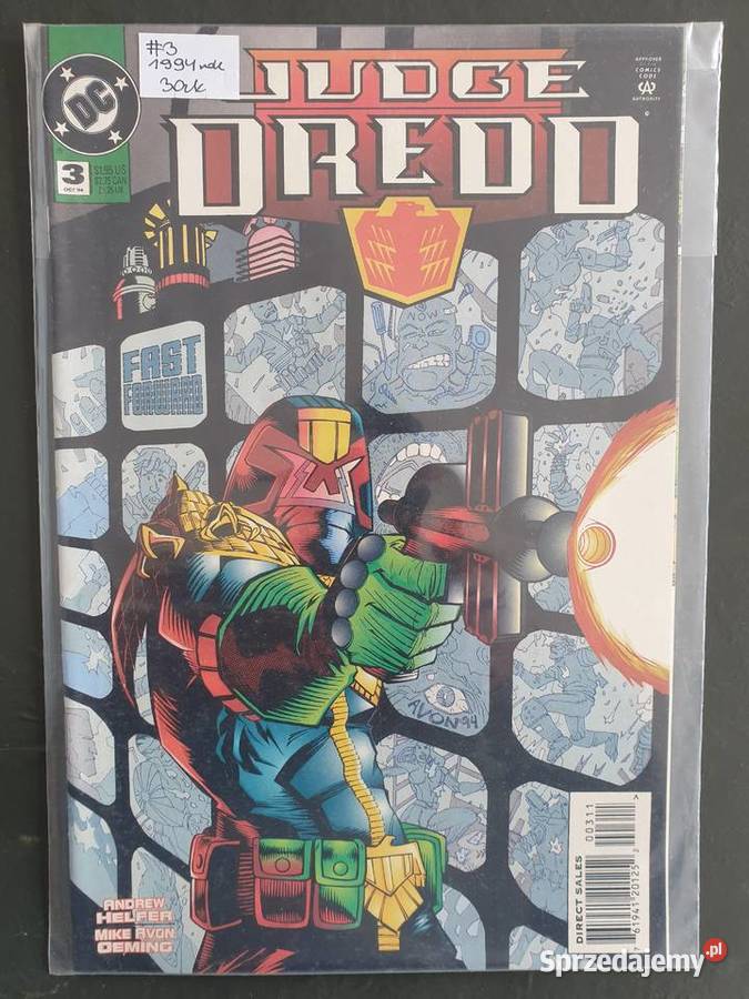 Judge Dredd zestaw 9 komiksów język angielski pomorskie Gdynia sprzedam