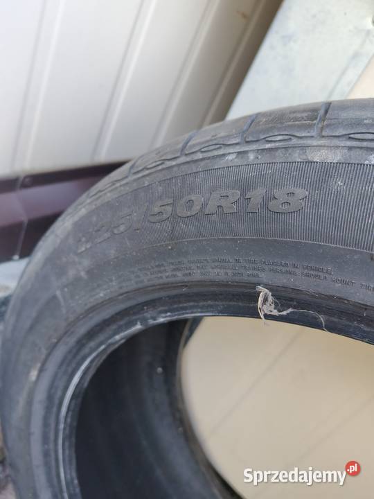 Opony letnie 22550 R18 Samochodowe Wąbrzeźno