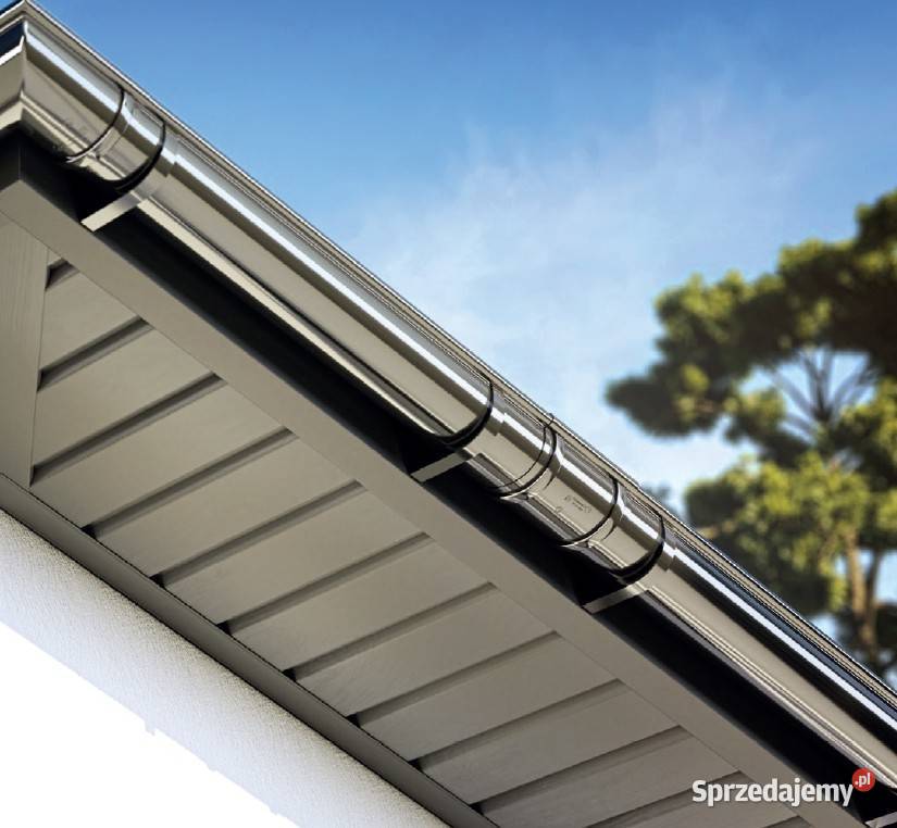 Rynna plastikowa PCV 130 PVC zewnętrzne Ściany i elewacje Wrocław