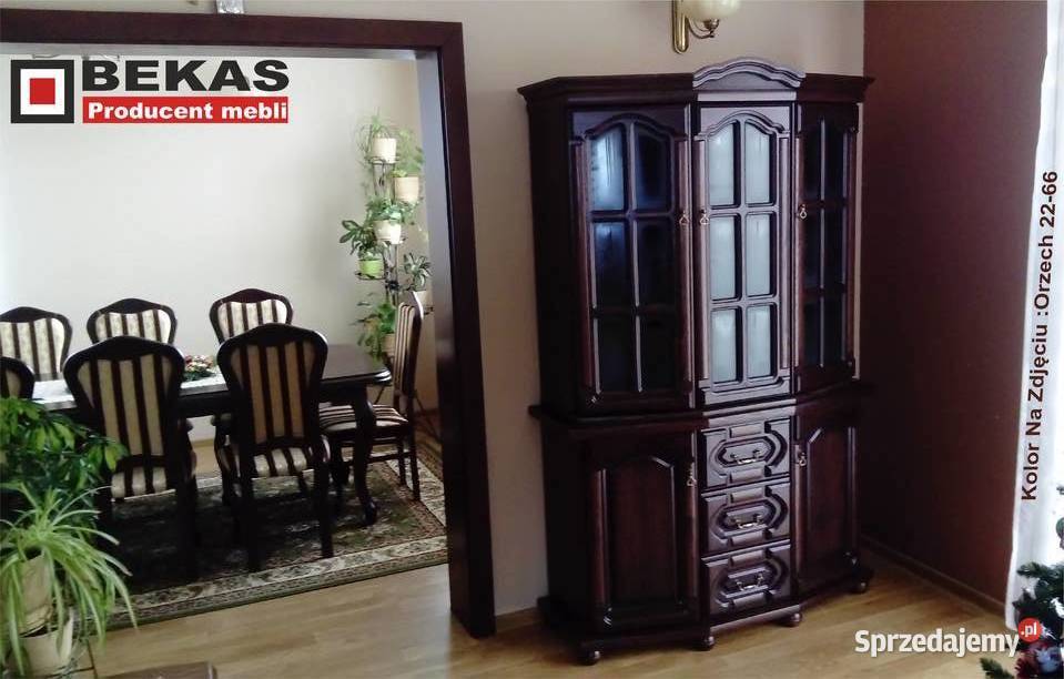 Stylowa Lakierowana Witryna 120 Orzech Włoski 50cm śląskie Tychy