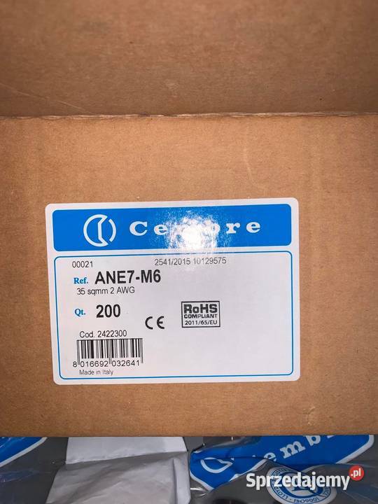 Końcówka oczkowa miedziana izolowana 35mm2 M6 Warszawa