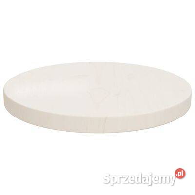 vidaXL Blat stołu biały 30x25 lite drewno Warszawa sprzedam