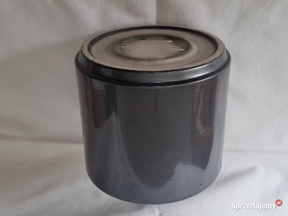 Duża ceramiczna osłonkadonica w grafitowym Warszawa