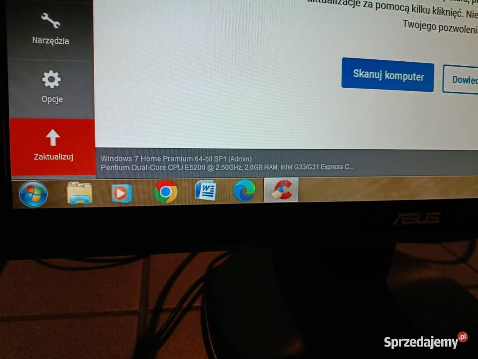 komputer stacjonarny PC Klasy Pentium Dual-Core Ostrów Mazowiecka sprzedam