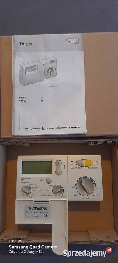 Regulator temperatury sterownik junkers TA 270 Tychy sprzedam