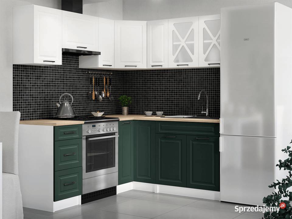 Kuchnia narożna ASTRID BIAŁY MAT FJORD MAT