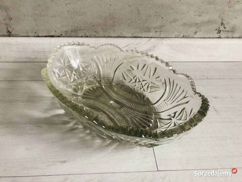 Misa miska szklana PRL Łódź