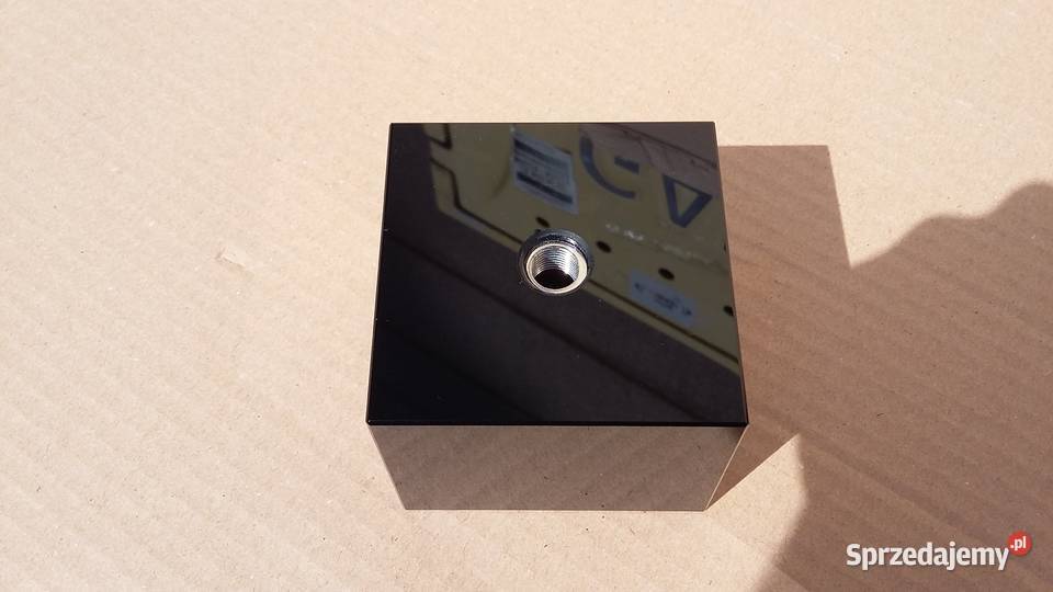 Klosz do lampy CZARNA KOSTKA szkło gwint M10x1 sprzedam