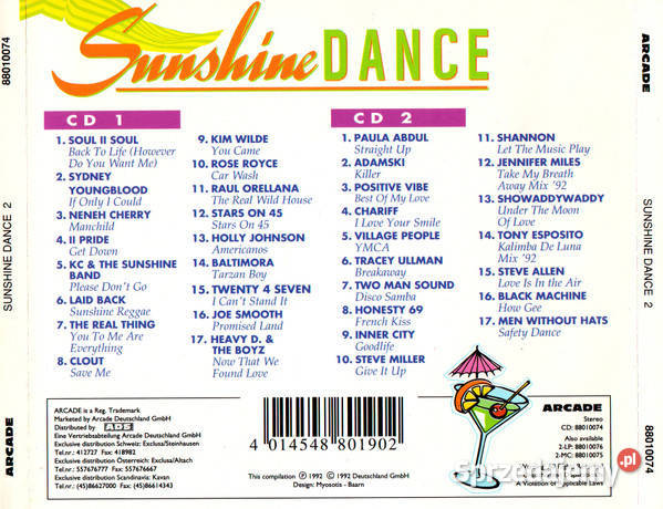 Sunshine Dance 2 2 X CD małopolskie