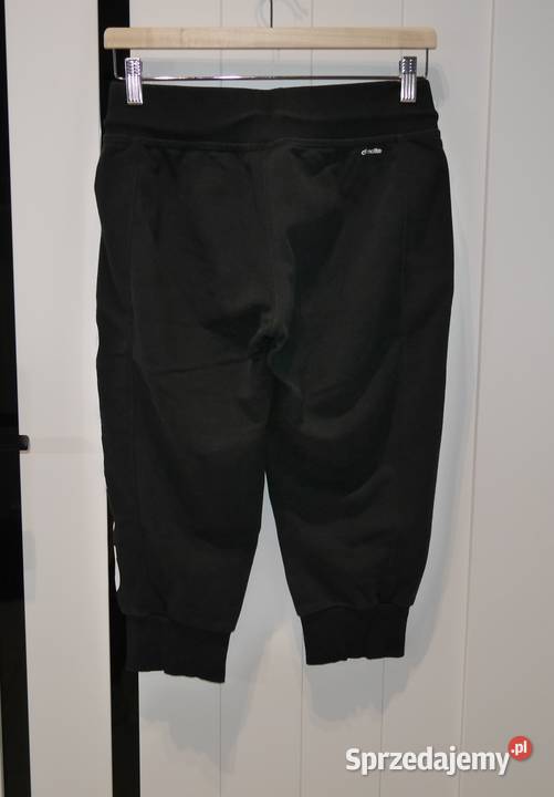 Adidas świetne spodenki kolano duże logo 36 S