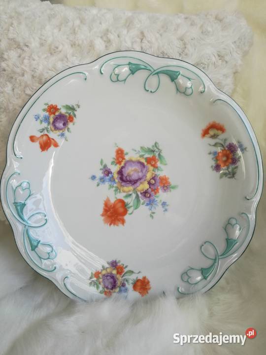 Antyk porcelana patera talerz Schumann 30 wielokolorowy Jastrzębie-Zdrój sprzedam