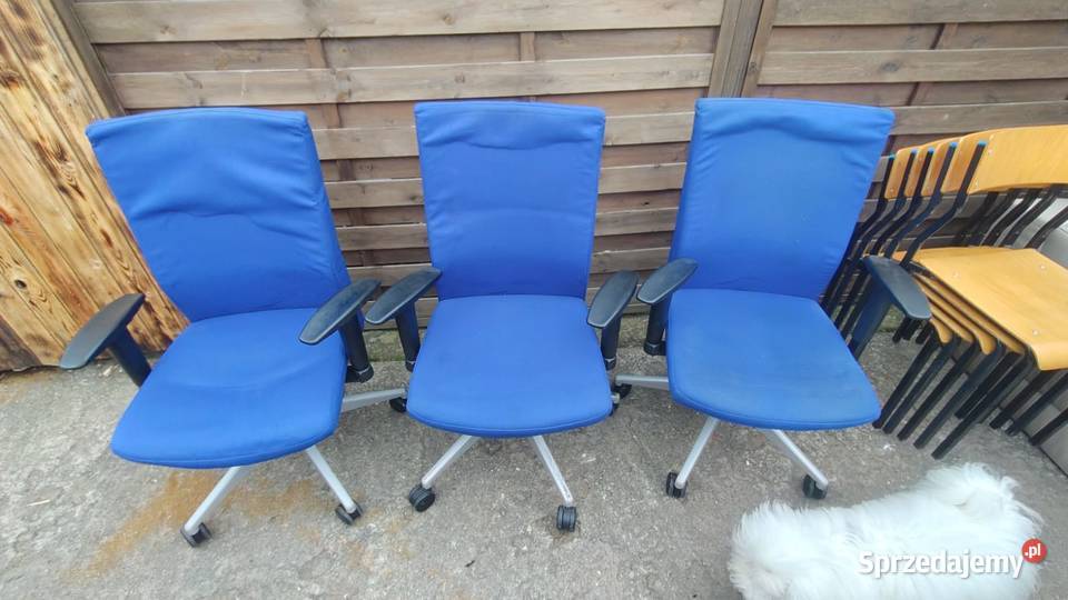 Krzesło Profim Plus fotel obrotowy niebieskie