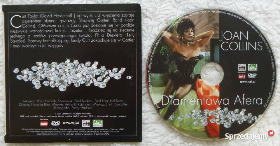 Film DVD Diamentowa afera sprzedam