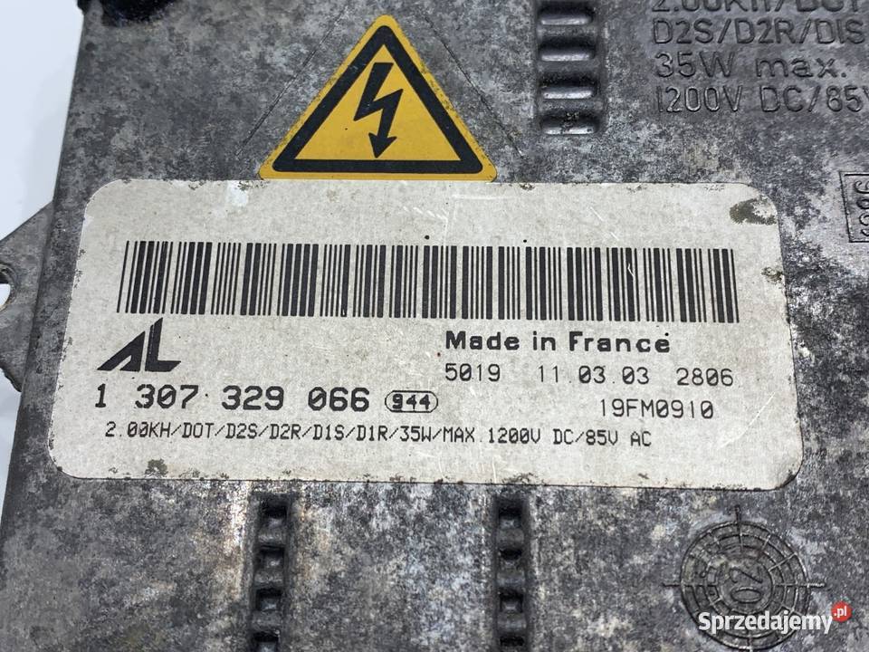 PRZETWORNICA XENON AUDI A3 8P 1307329066 0313