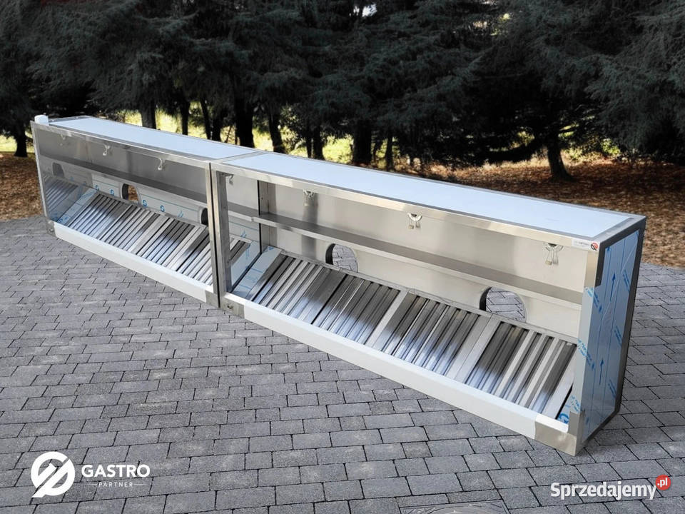 Okap skrzyniowy przyścienny z filtrami wywiewny Ostrów Wielkopolski