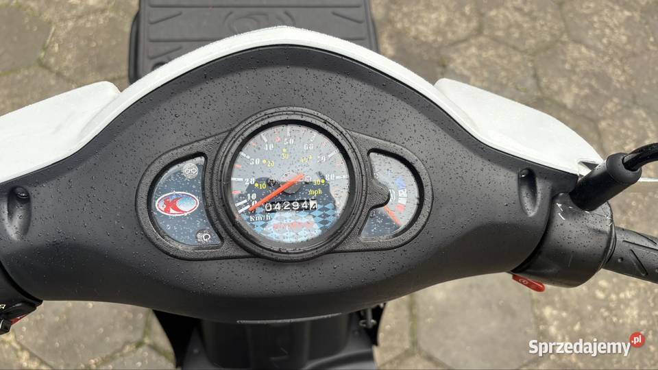 Kymco Agility 50 stan pełnym serwisie 4000 garażowany Grudziądz