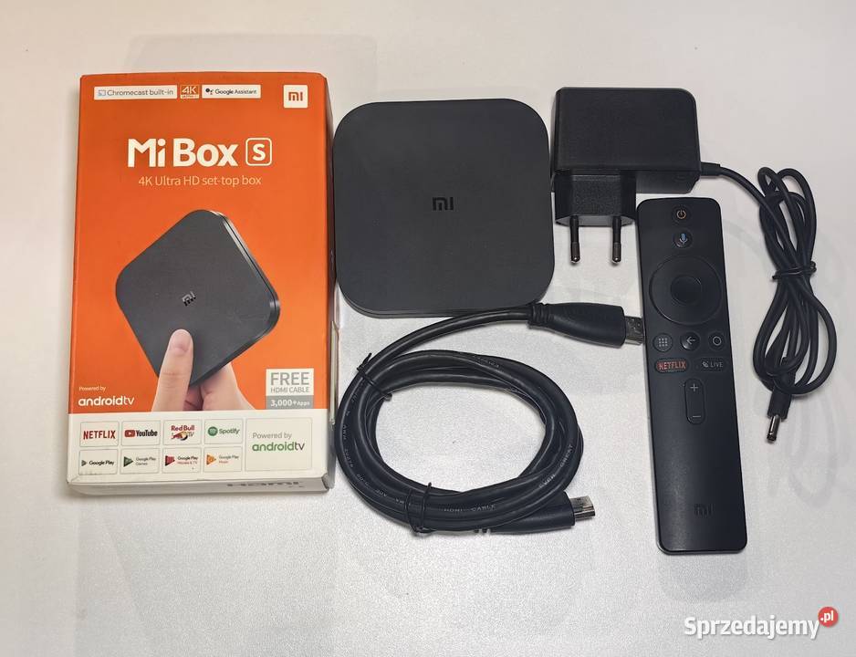Smart TV Xiaomi Mi Box S Hdmi nowy pudełko Inczew sprzedam