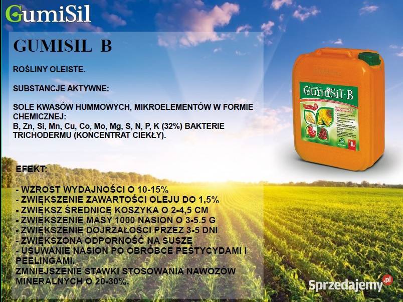 Stymulator wzrostu roslin oleiste kukurydza sprzedam
