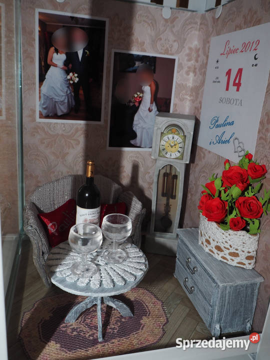 Lampion z miniaturowym wnętrzem prezent na Żory sprzedam