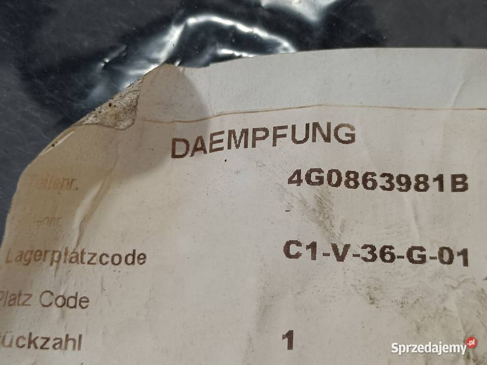 AUDI A6 RS6 WYGŁUSZENIE TAPICERKI DRZWI TYŁ wielkopolskie Pleszew